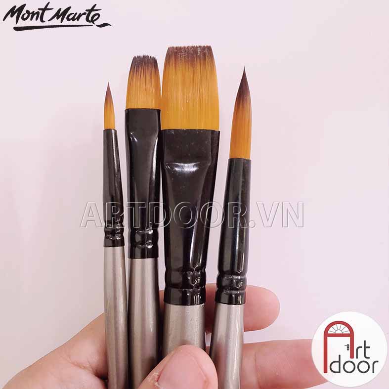 [ARTDOOR] Bộ cọ vẽ Acrylic MONT MARTE Gallery 4 cây (HS0014)