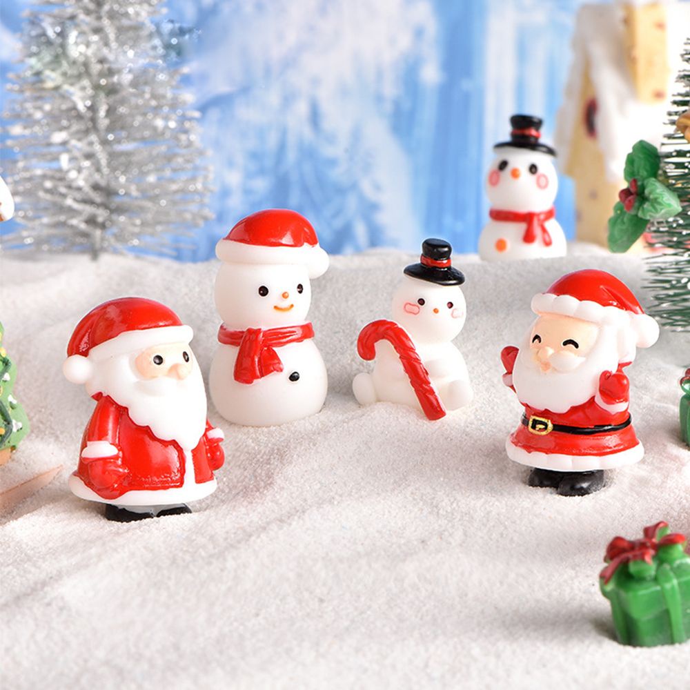 Đồ trang trí ông già noel/người tuyết/tuần lộc trang trí bàn làm việc DIY