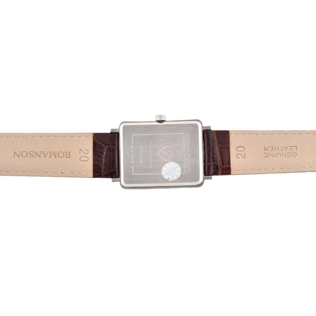 Đồng hồ Romanson Classic Men Watch DL5163NMWGD nam mặt mỏng kính chống xước, máy Thụy Sĩ dây da cao cấp chính hãng