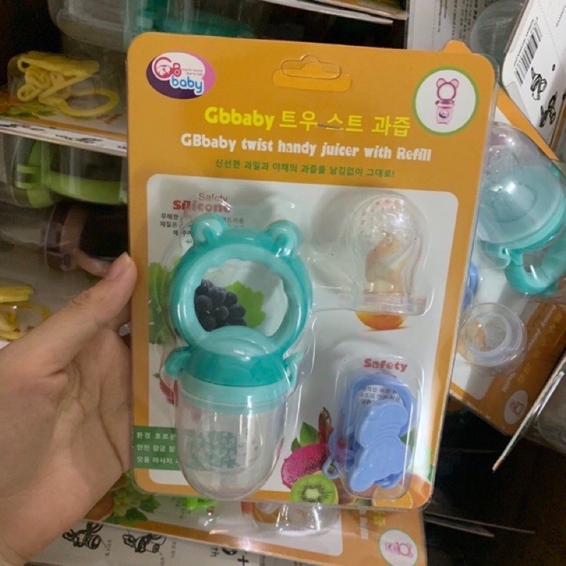 Túi nhai ăn dặm cho bé3 túi nhai thay thế