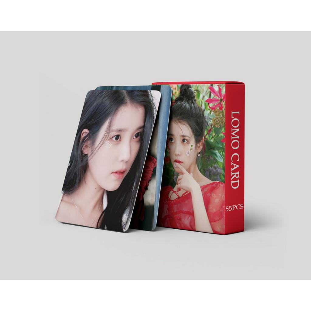 Bộ thẻ mới nhất Lomo Card bo góc IU Album thần tượng kpop
