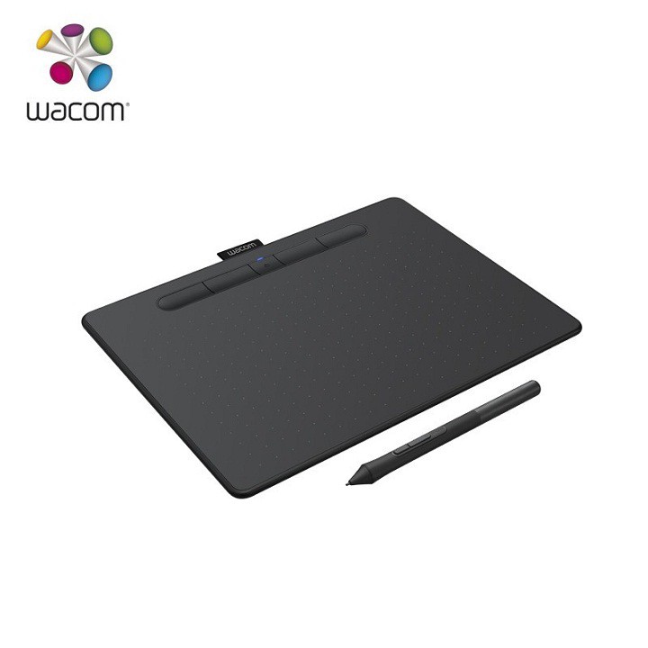 Bảng Vẽ Điện Tử Wacom Intuos Bluetooth CTL-4100WL/K0-C Kết Nối OTG Với Điện Thoại Android, cao cấp