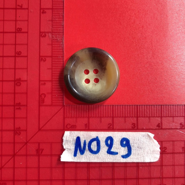 Combo 5 nút áo,khuy áo,cúc áo nâu vằng N028-N031