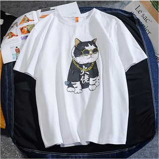 Áo thun unisex Rich Cat cá tính