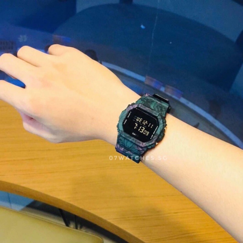 [watches.sg] G.S 5600 Vuông Dây Phối Hoạ Tiết mới HOT cho nam và nữ | BigBuy360 - bigbuy360.vn