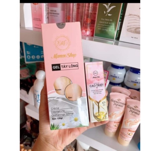 GEL TẨY LÔNG MAMEN SHOP TẶNG KÈM SERUM CAO TRIỆT LÔNG