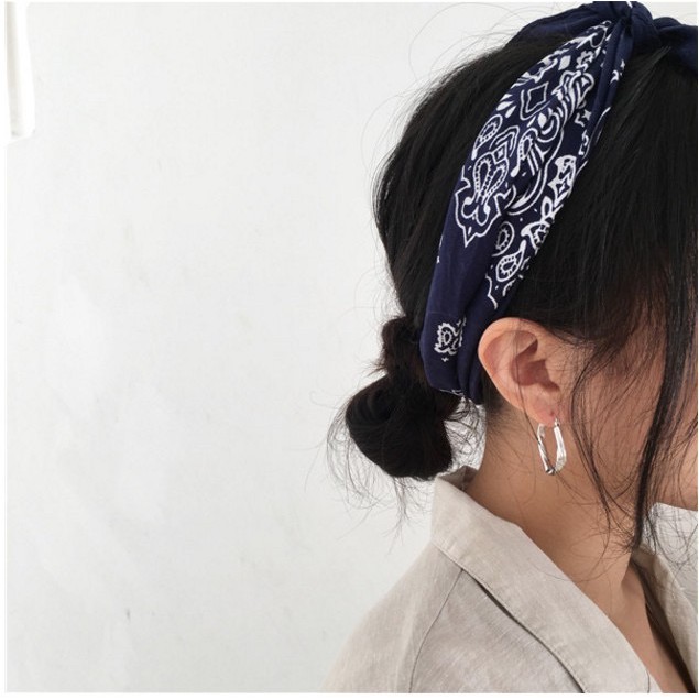 [Full 20 màu] Khăn vuông bandana quàng cổ cotton cho nam và nữ, khăn turban hiphop kích thước 55x55cm | WebRaoVat - webraovat.net.vn