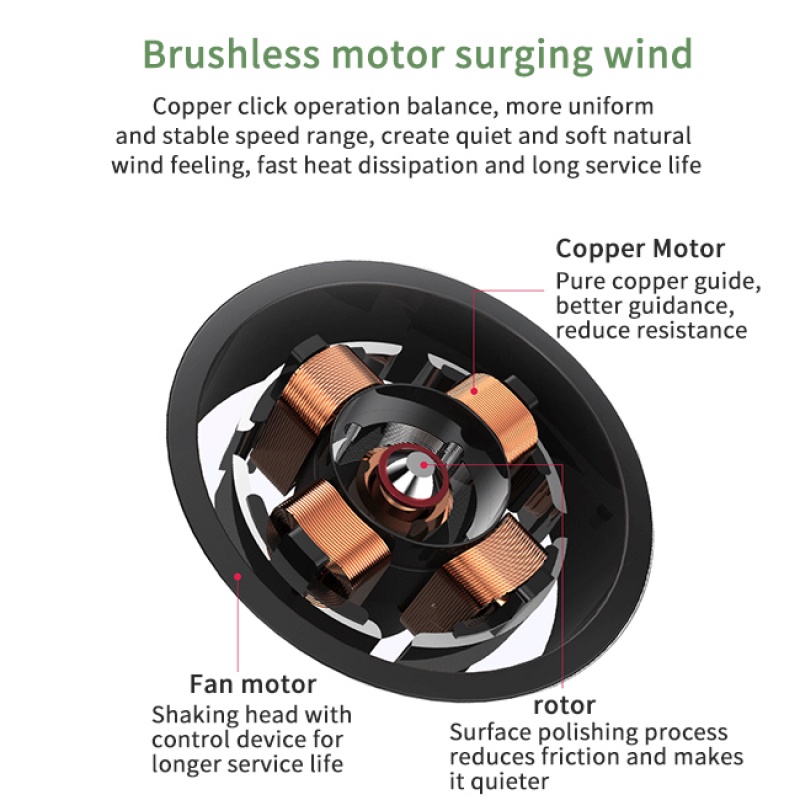 Quạt Cầm Tay 2000mAh Mini Có Cổng Sạc USB Kèm Đế Đứng Cho Điện Thoại