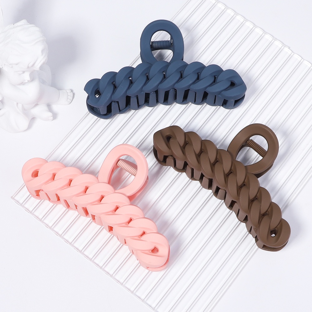 Kẹp tóc RAINBOW BOWS nhựa acrylic nhám phong cách Hàn Quốc dành cho nữ