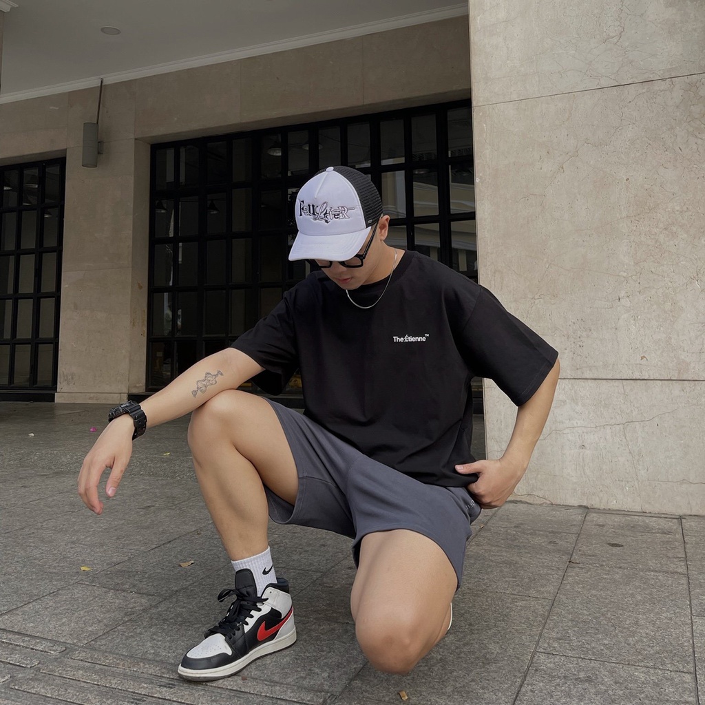 Áo Thun Tay Lỡ Form Rộng SAINT PARIS Cotton 100% 4 Chiều Cao Cấp