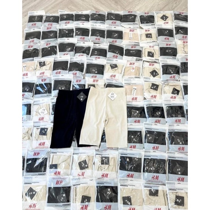 Quần Legging lửng _Ngố Đùi HM chất len tăm dày dặn, co giãn đàn hồi cực tốt