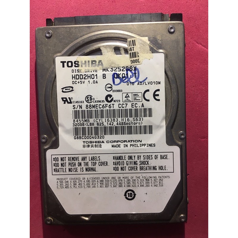 Hdd latop 320gb good 100% giá rẻ