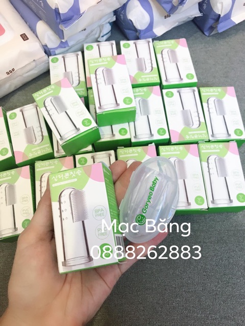 Rơ lưỡi và vệ sinh khoang miệng silicone Goryeo baby Hàn Quốc