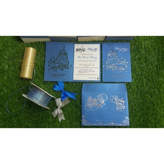Combo 50 bộ thiệp sinh nhật , thiệp thôi nôi cắt laser happy birthday-1604