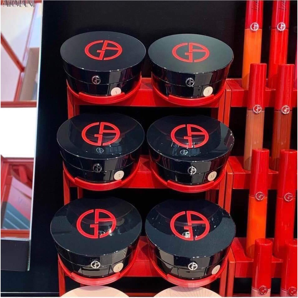 CUSHION GIORGIO ARMANI VỈ ĐỎ ĐẸP MÊ LI⭐ SẴN VỎ ĐEN VÀ VỎ ĐỎ😆