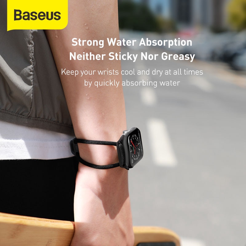 Baseus Let's go Lockable Cord Strap For Apple Watch Series 5/4/3 (38mm 40mm 42mm 44mm) with Strap Storage Slot Cutout Strape