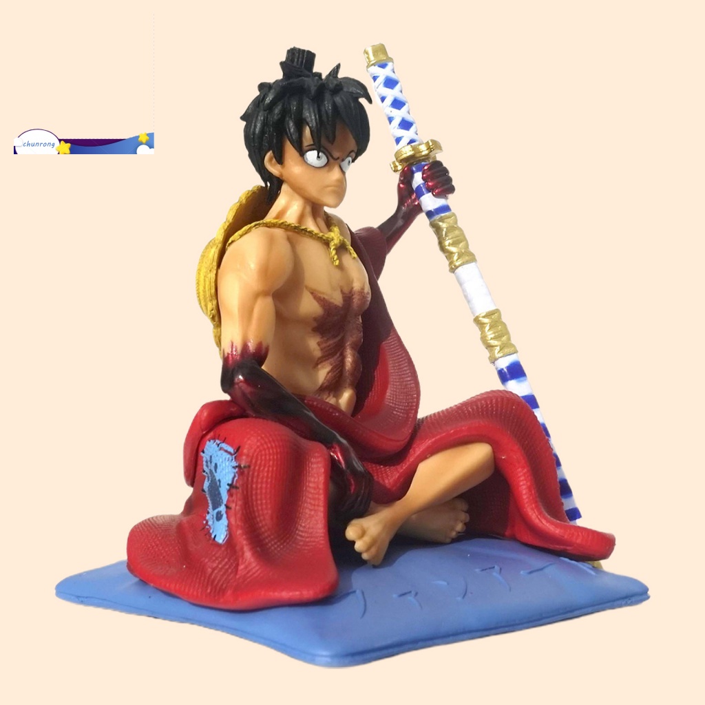 Cr Mô Hình Nhân Vật Luffy Đang Ngồi Trang Trí