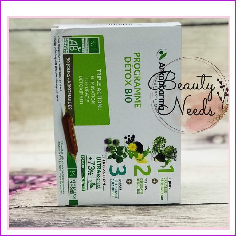Thải độc cơ thể Arkopharma Detox bio liệu trình 30 ống nội địa Pháp | BigBuy360 - bigbuy360.vn