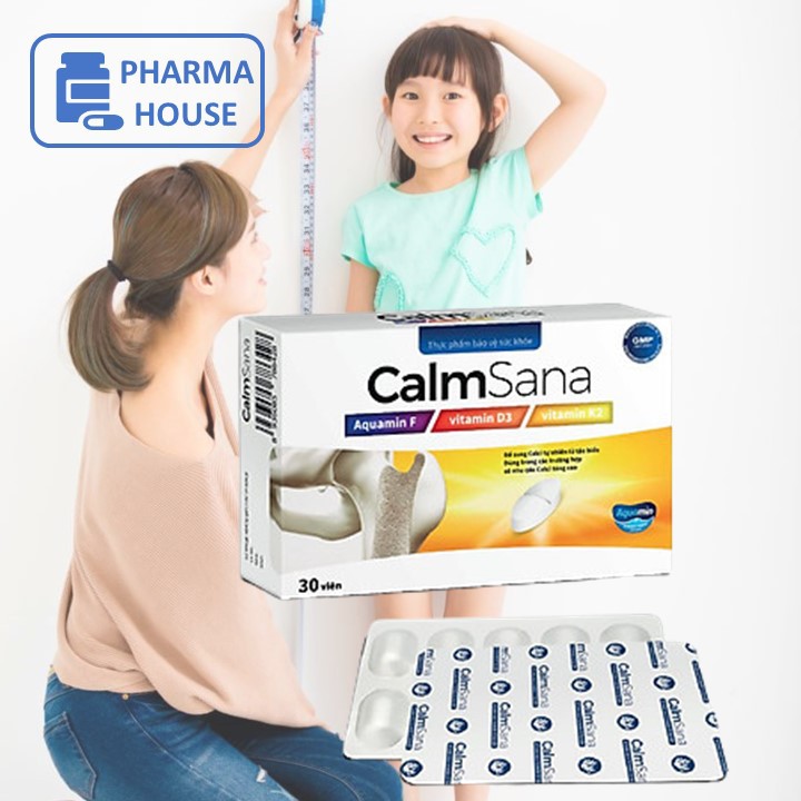 Hộp CalmSana - Canxi tự nhiên từ tảo biển (Aquamin F), tăng chiều cao, chắc khỏe xương - Hộp 30 viên | BigBuy360 - bigbuy360.vn