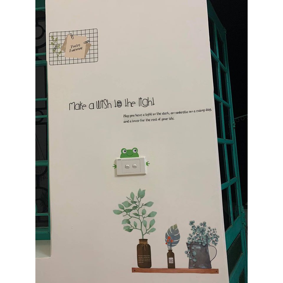 Decal dán tường 11 thú trang trí công tắc [ FULL BỘ 11 THÚ SIÊU XINH SIÊU RẺ ] chất liệu PVC mỏng độ bền lâu dài | BigBuy360 - bigbuy360.vn