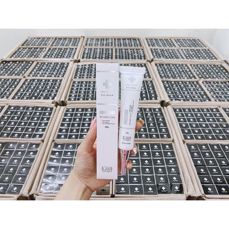 Kem Mắt LJGO Snail Wrinkle Care Cha Skin Eye Cream 40ml