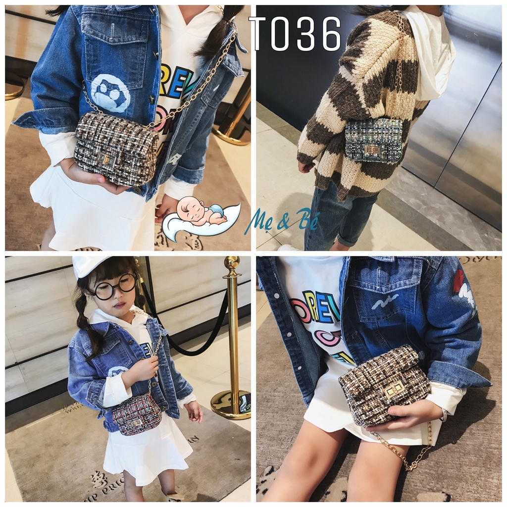 Túi đeo bé gái thổ cẩm