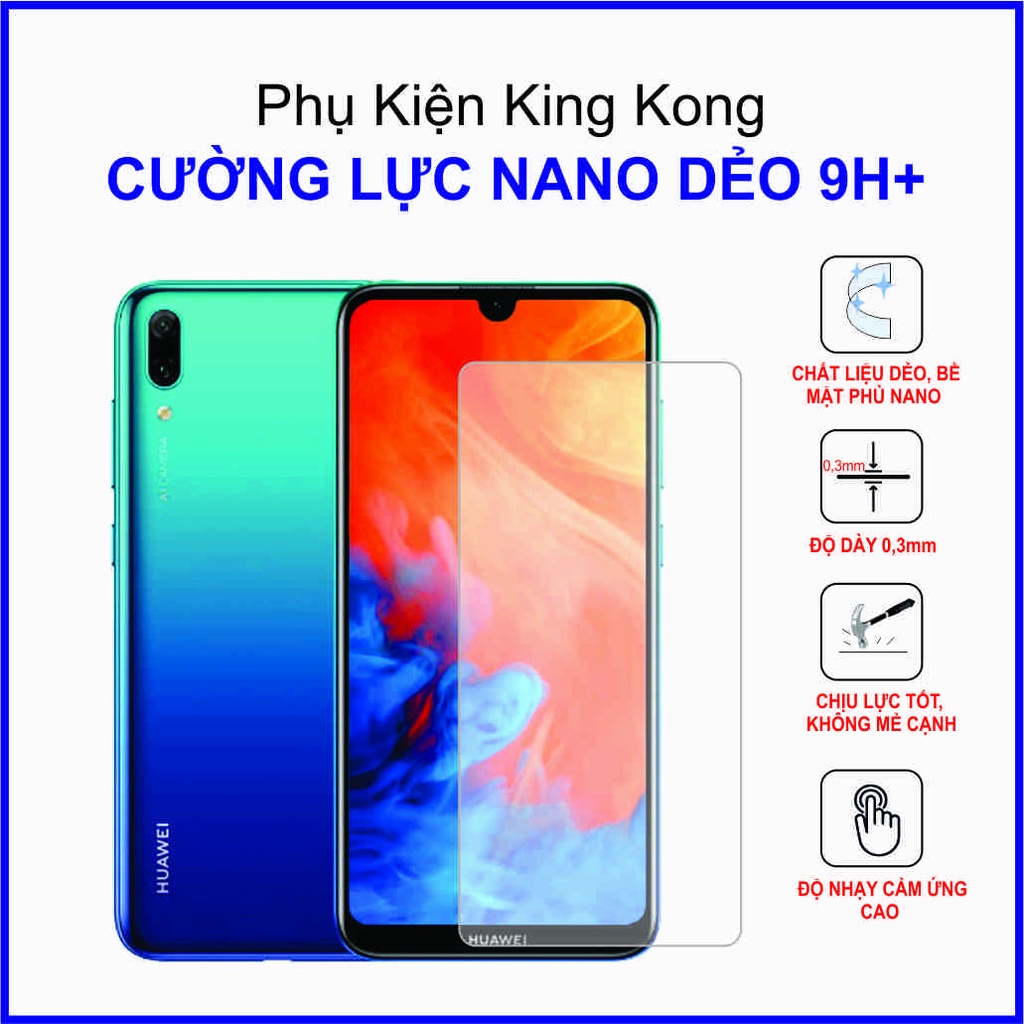 Dán cường lực Huawei Y7 Pro 2019 cường lực nano dẻo 9H+