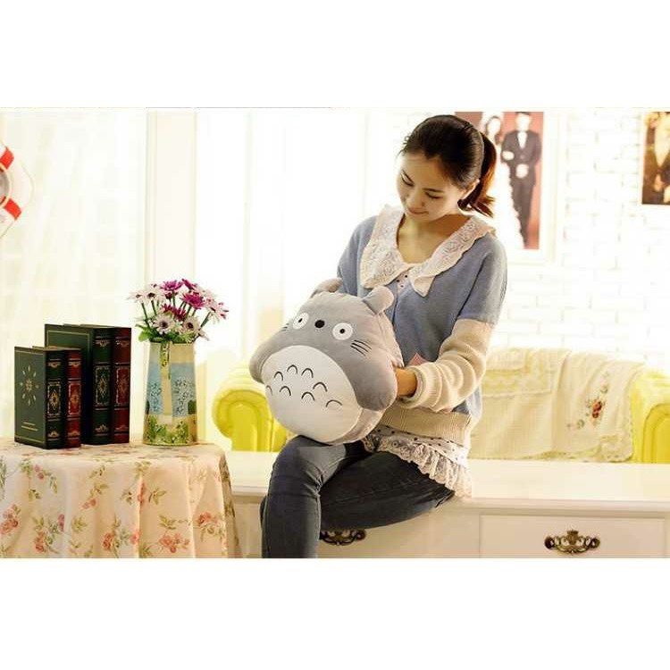 Gối mền văn phòng TOTORO tròn chức năng 3 trong 1