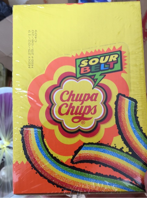 Kẹo dẻo chupa chups cầu vồng 48 thanh