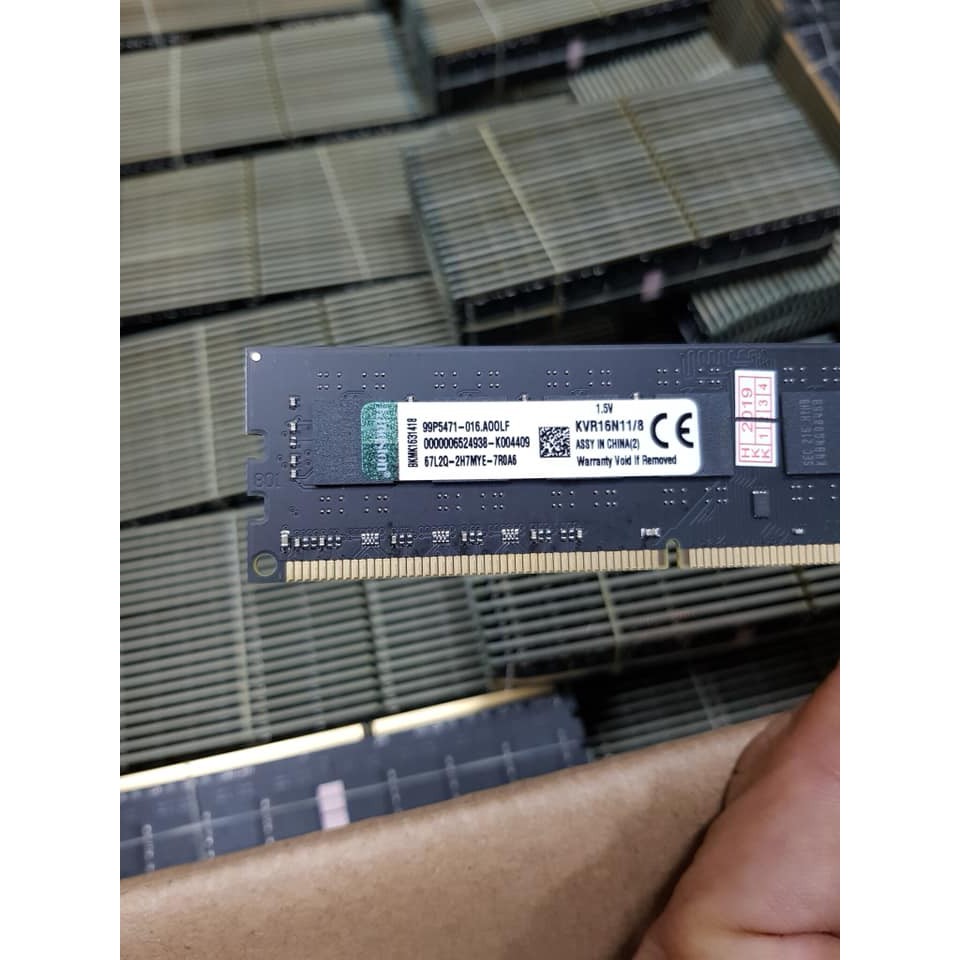 Ram máy tính Kingston DDR3 8gb bus 1600 Mhz.Bảo hành 36 tháng | WebRaoVat - webraovat.net.vn