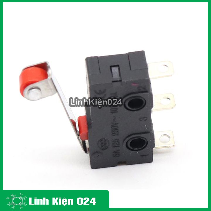 Công tắc hành trình có bánh xe KW12 3A 250V