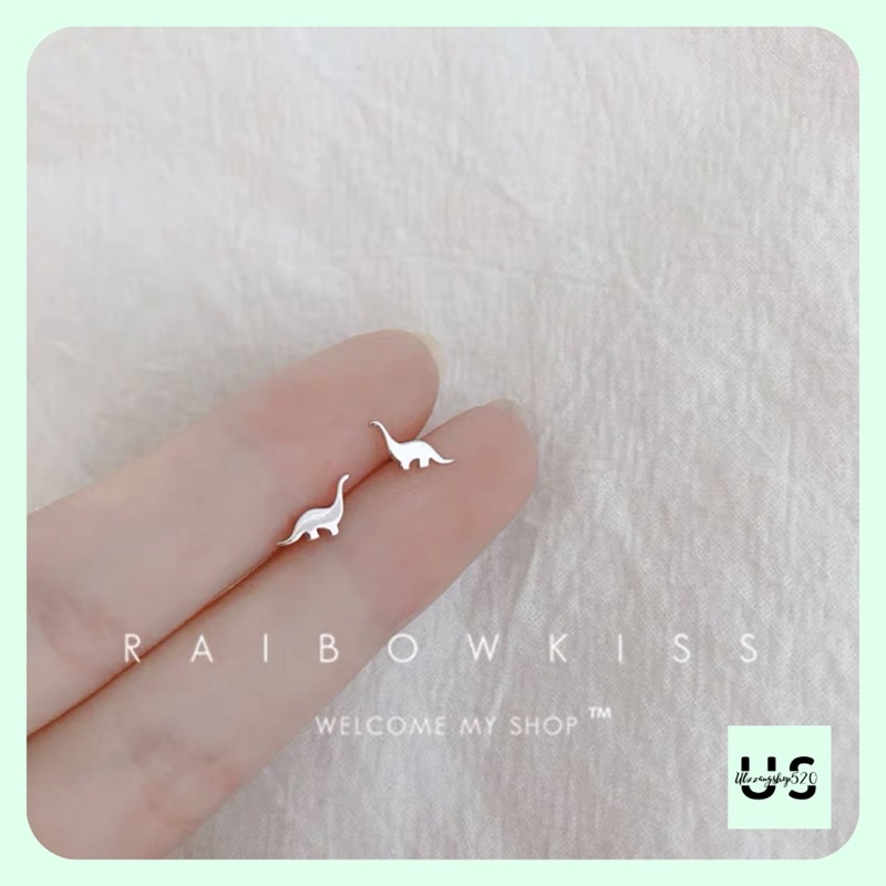 K10 Khuyên tai bạc 925 nhiều hình xinh đẹp đáng yêu kiểu Hàn Quốc Ulzzangshop520