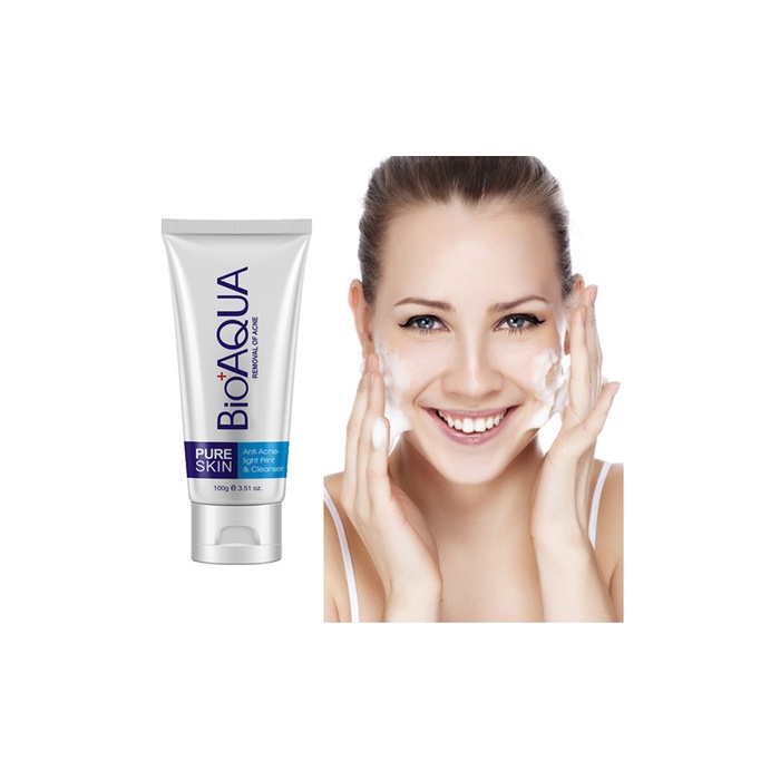 Sữa Rửa Mặt dành cho da Mụn Bioaqua Pure Skin Anti Acne Cleanser - RM09