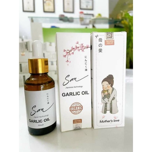 Tinh Dầu Tỏi San Organic dành cho trẻ