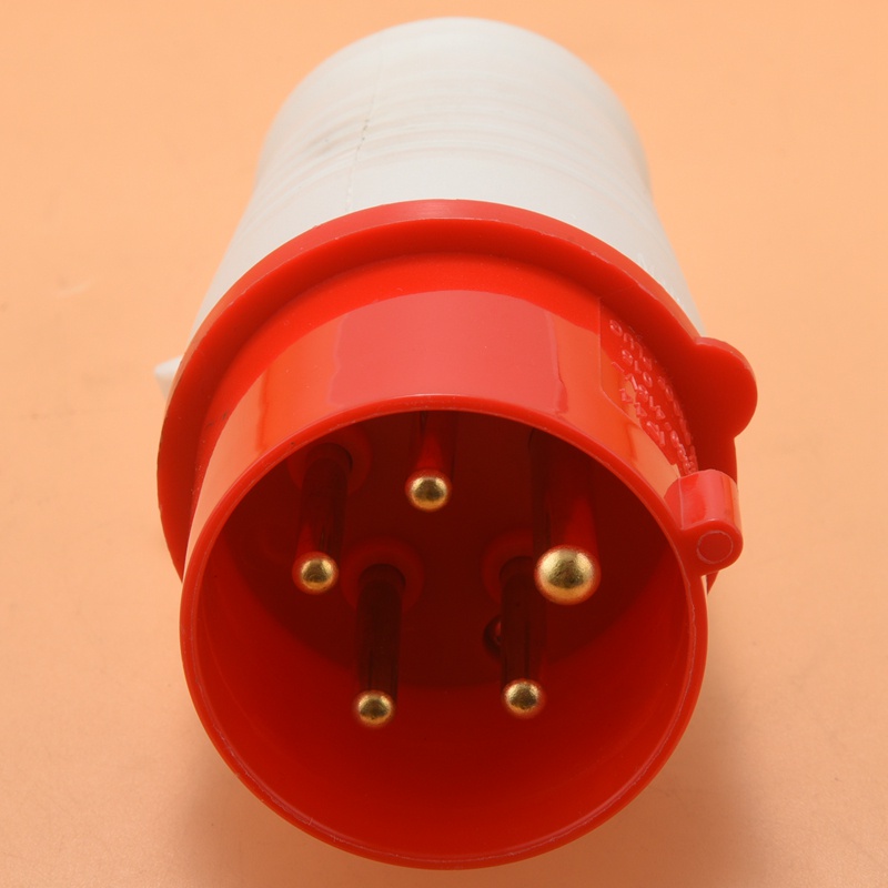 16 Amp 5 chân Cắm &amp; Ổ cắm Chống thời tiết IP44 3 pha 380-415v 3P + N + Earth 16A