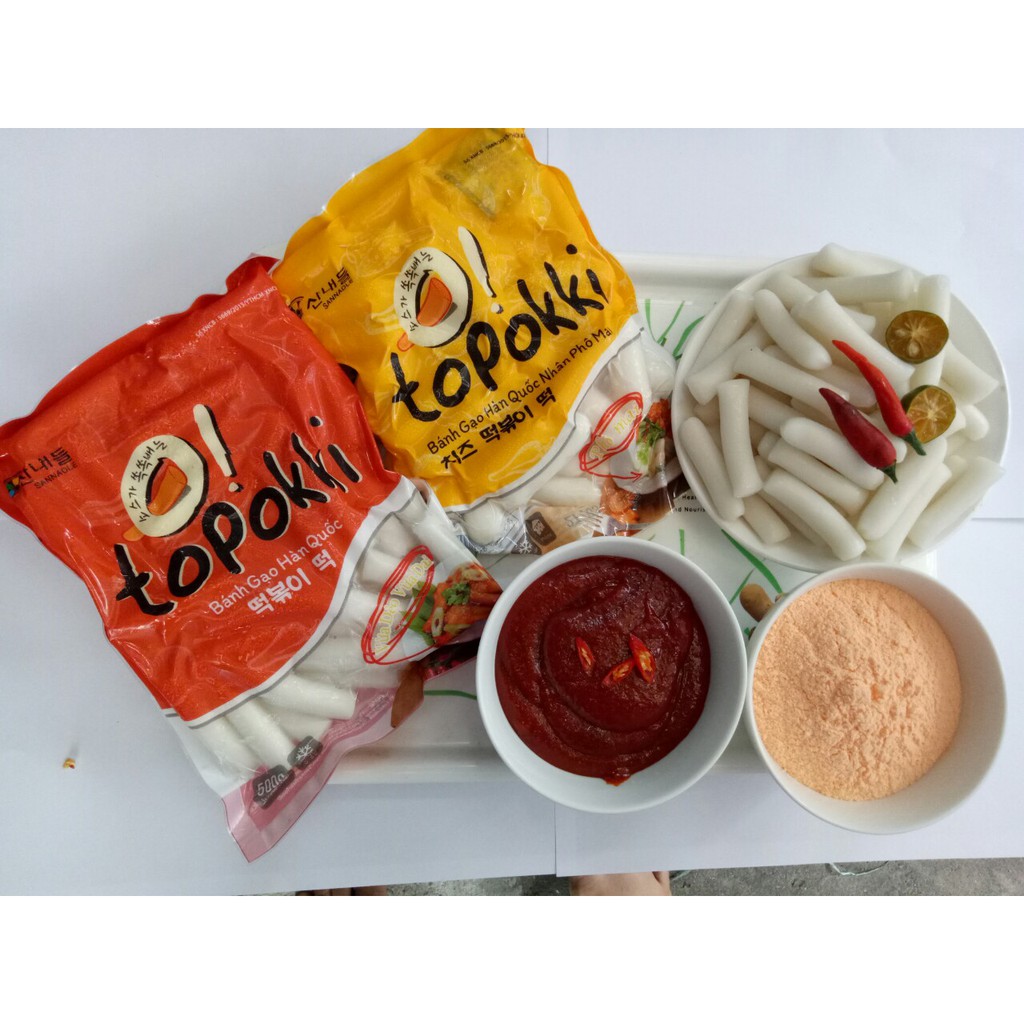 Combo nấu bánh gạo cay