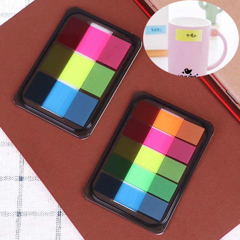 Set 60 / 100 Giấy Ghi Chú Huỳnh Quang Tiện Dụng | BigBuy360 - bigbuy360.vn