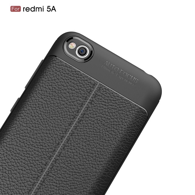 Xiaomi Redmi 5A ốp dẻo vân da chống sốc Autofocus