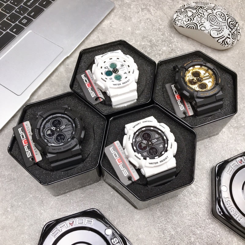 Đồng hồ Nam thể thao Sanda 6027 unisex full box chính hãng