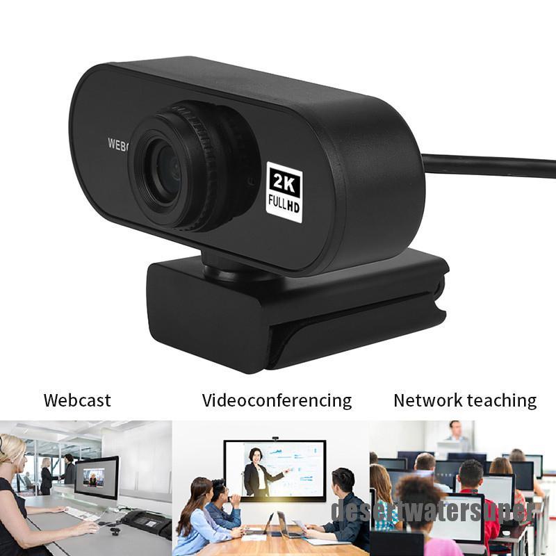 Webcam Dtws Auto Focus 2k Full Hd Usb Kèm Mic Cho Máy Tính