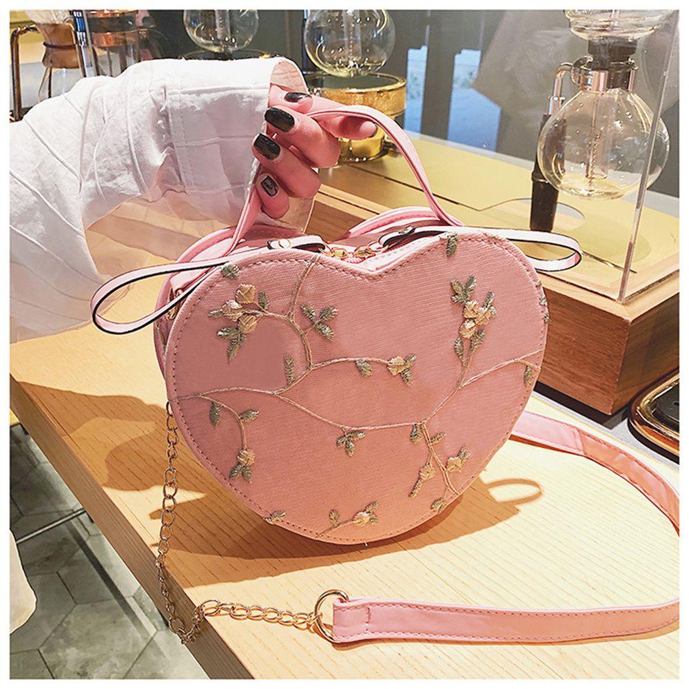 WATTLE Túi Đeo ChéO Da PU HìNh TráI Tim Xinh XắN