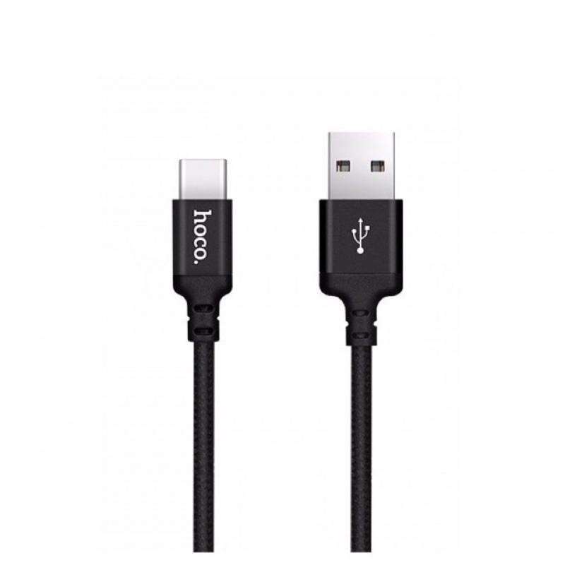 Xả kho-giá sỉ-Cáp sạc nhanh dây dù HoCo X14 đầu ra cổng USB Type-C Dài 1M-2M Cáp Sam sung,oppo,redmi.Chính Hãng BH 12T