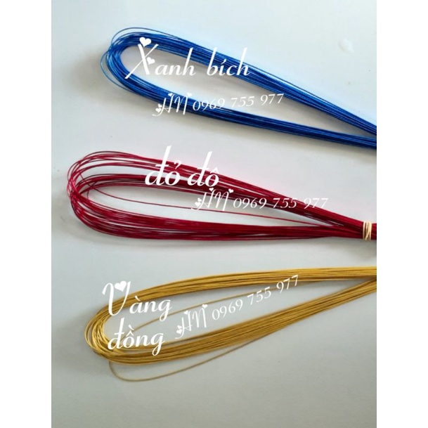 Kẽm màu làm hoa voan