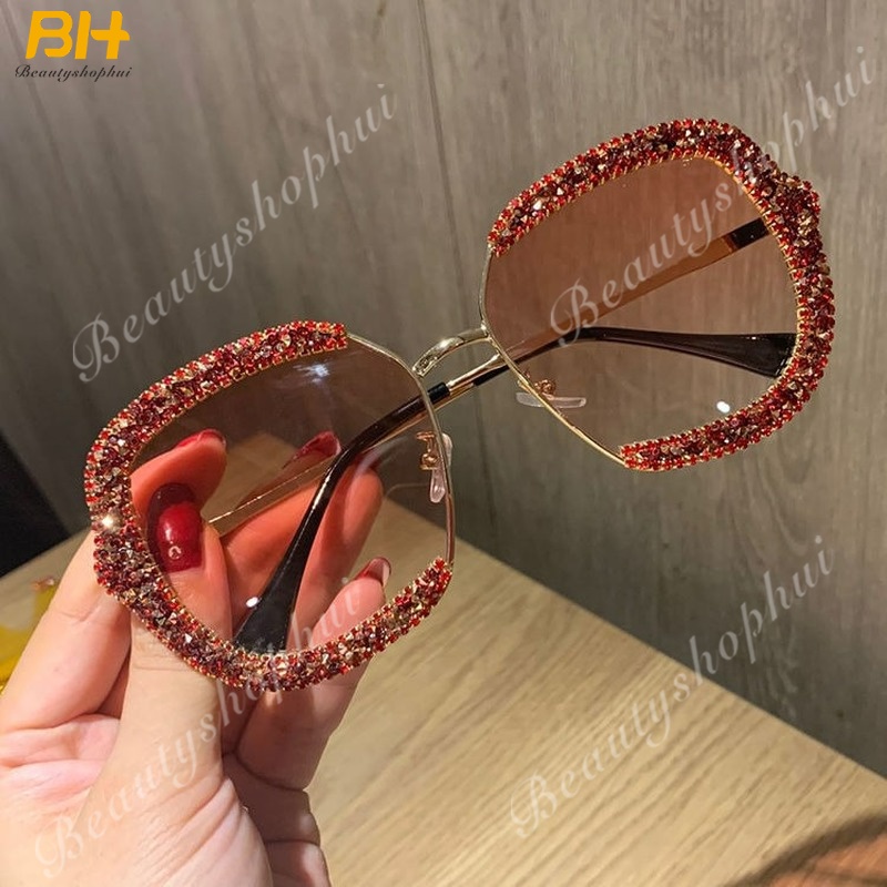 Kính Mát Gọng Kim Loại Chống Tia UV Thời Trang Hàn Quốc Mới Cho Nữ