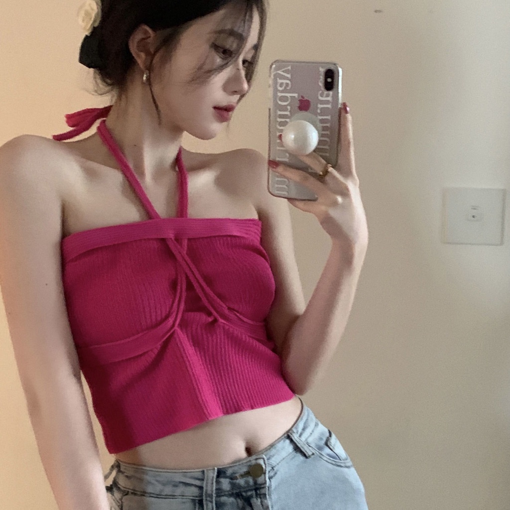 J & M❤️Crop top women vest fashion sling sleeveless tops