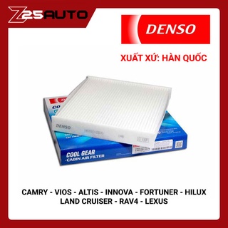 Lọc gió điều hòa ôtô Denso chính hãng 145520-2370 cho xe Toyota Camry Land Cruiser Fortuner Innova Vios Altis Yaris