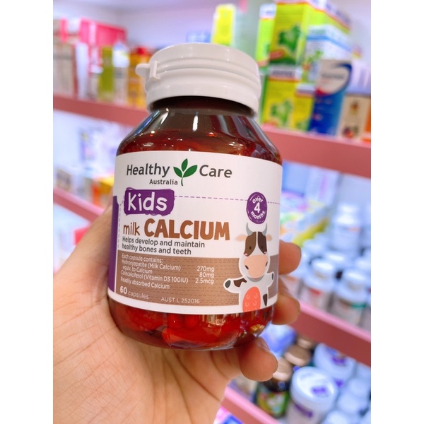 Sập giá combo milk canxi dha healthy úc