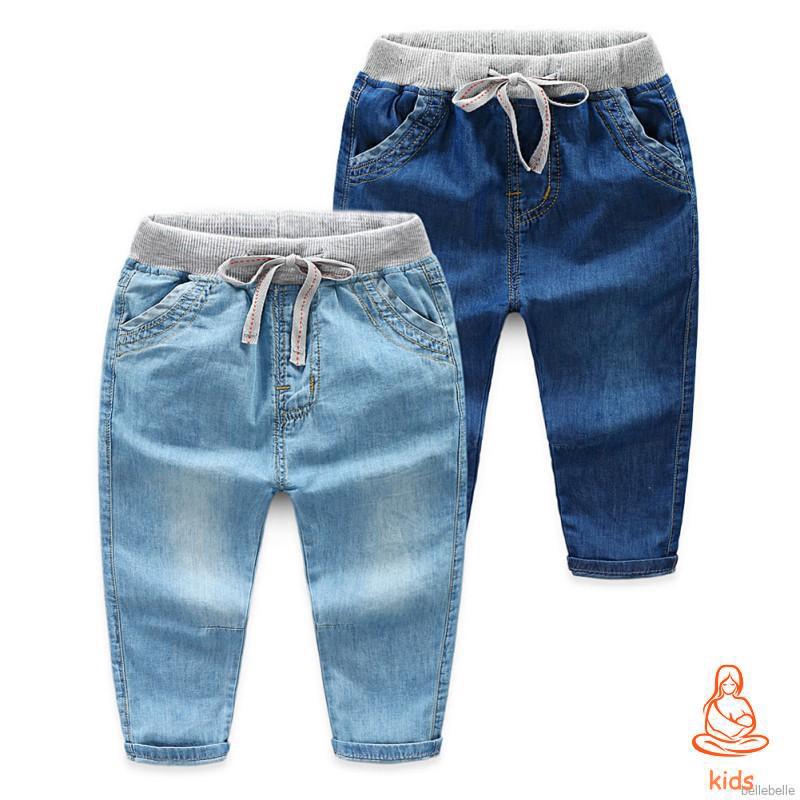 Quần Jeans Dài Cho Bé Trai