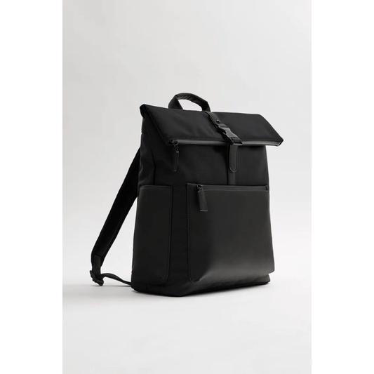 TINUONGSHOP - Balô Z•a•ria Contrast Backpack - Đen