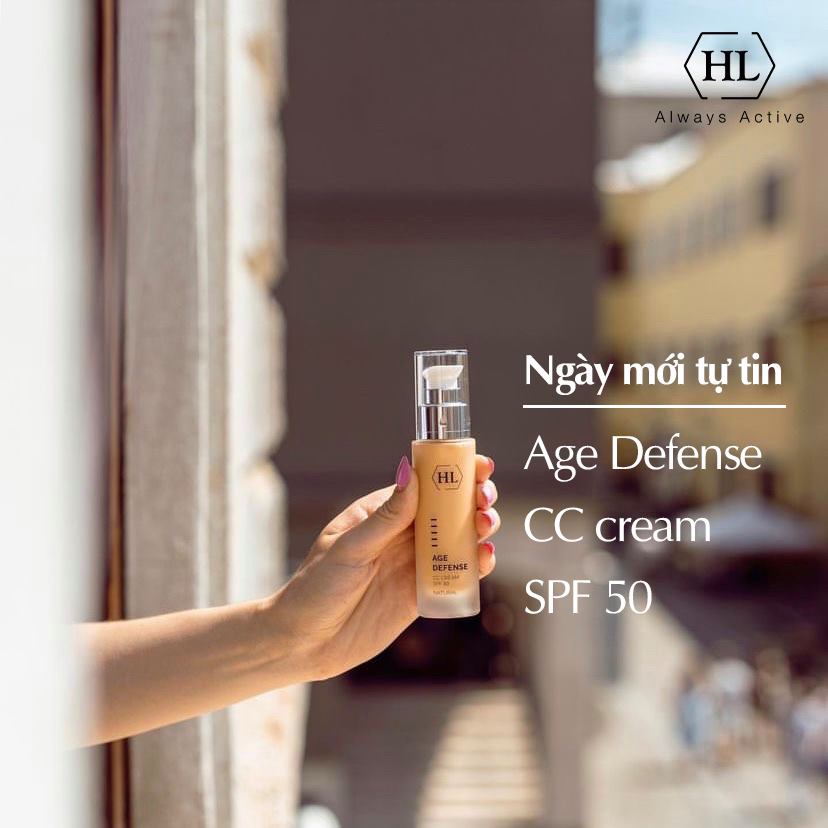 Kem nền trang điểm chống nắng HL AGE DEFENSE CC CREAM SPF50